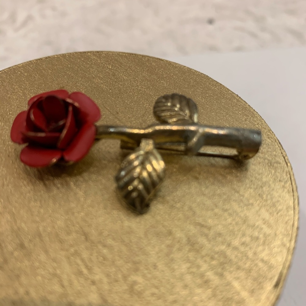 Vintage Enchanted Rose Pin. - Picture 4 of 7
